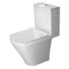 Duravit DuraStyle - Doublokpot, Afvoer Achter Onder, Met HygieneGlaze, Alpine Wit 2162092000
