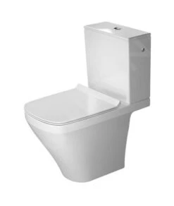 Duravit DuraStyle - Doublokpot, Afvoer Achter Onder, Met HygieneGlaze, Alpine Wit 2162092000