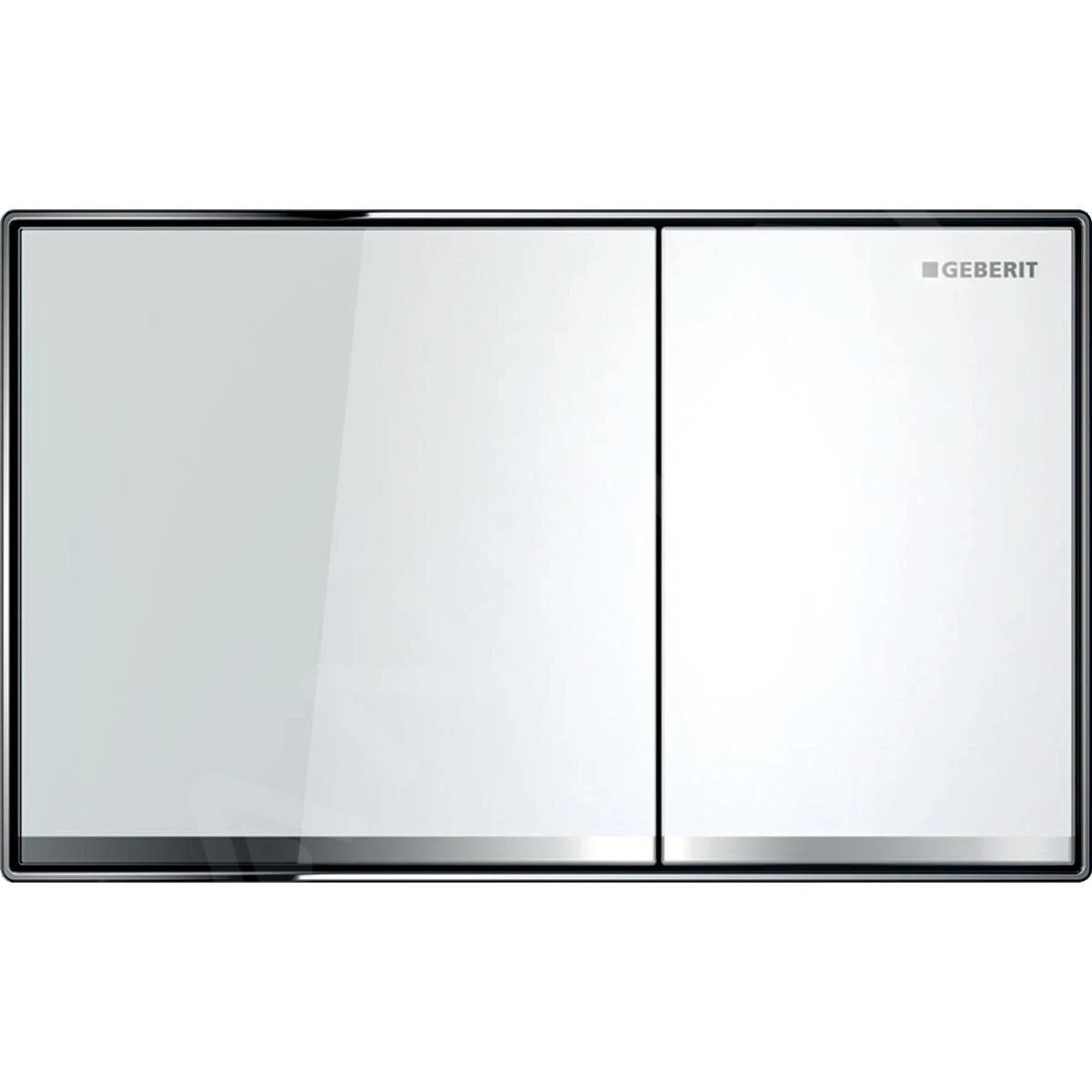 Geberit Sigma60 - Toilet Bedieningspaneel, Wit/glas 115.640.SI.1