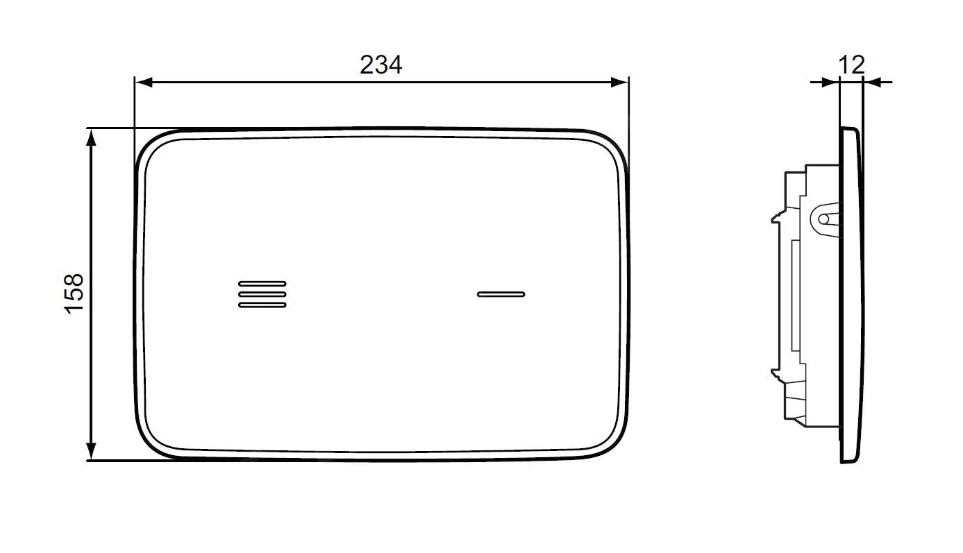 Ideal Standard Altes - Elektronisch Bedieningspaneel NT1, Wit R0130AC - Afbeelding 2