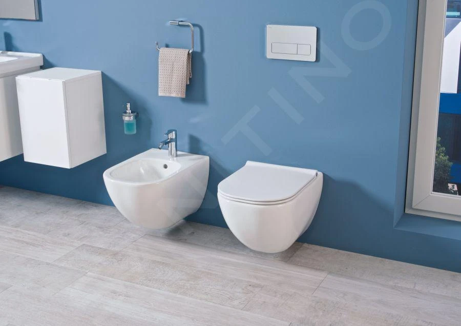 Ideal Standard ProSys - Toiletset- Inbouwreservoir, Closet, WC-zitting Mio, Oleas M2 Bedieningsplaat, Rimless, Slowclose, Antibak, Wit ProSys80M SP139 - Afbeelding 8