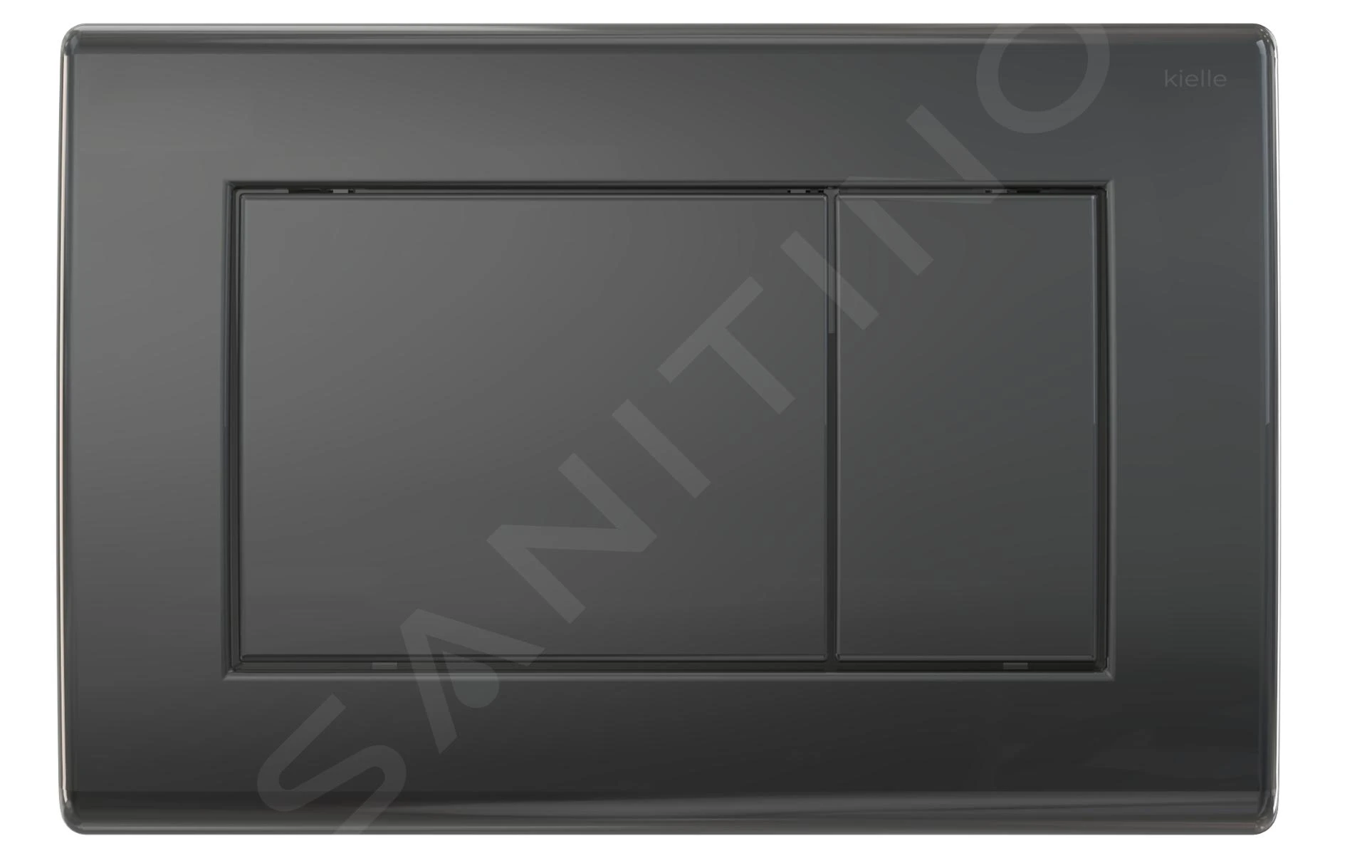 Kielle Genesis - Set Voorwandinstallatie, Toilet Gaia, Toiletbril Softclose En Bedieningspaneel Gemini III, Mat Zwart 30505SZ12 - Afbeelding 5