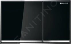 Geberit Omega60 - OMEGA 60 Bedieningsplaat, Zwart 115.081.SJ.1