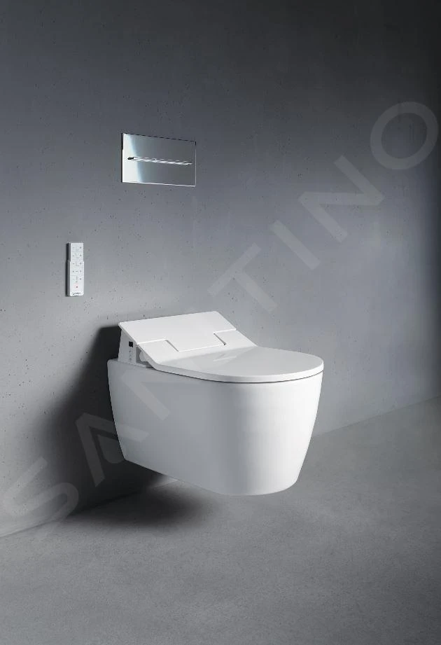 Duravit ME By Starck - Wandcloset Voor SensoWash Bidetbril, Alpine Wit 2528590000 - Afbeelding 5