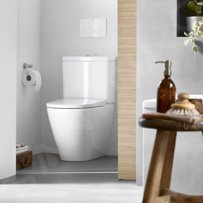 Duravit D-Neo - Duoblok Toilet, Vario Afvoer, Rimless, HygieneGlaze, Wit 2002092000 - Afbeelding 5