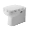 Duravit D-Code - Staande Closet, Afvoer Naar Achter, Alpine Wit 21150900002