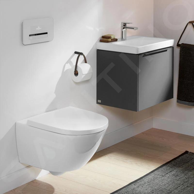 Villeroy & Boch Subway 3.0 - Hangend Toilet Met Wc-bril SoftClosing, TwistFlush, Alpine Wit 4670TS01 - Afbeelding 5