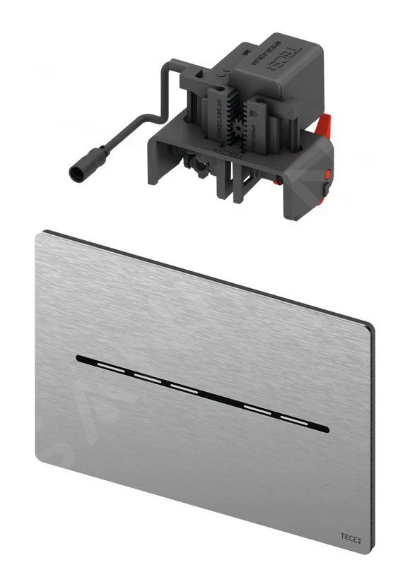 Tece TECEsolid Electronic - Elektronische Bedieningsplaat, Beschermlaag Tegen Vingerafdrukken, Batterijvoeding, Geborsteld Roestvrij Staal 9240464 - Afbeelding 3