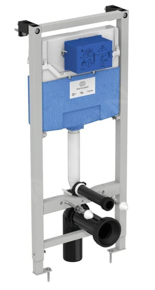 Ideal Standard ProSys - Toiletset- Inbouwreservoir, Closet, WC-zitting Tesi, Oleas M1 Bedieningsplaat, Rimless, SoftClose, Chroom ProSys120M SP12 - Afbeelding 6