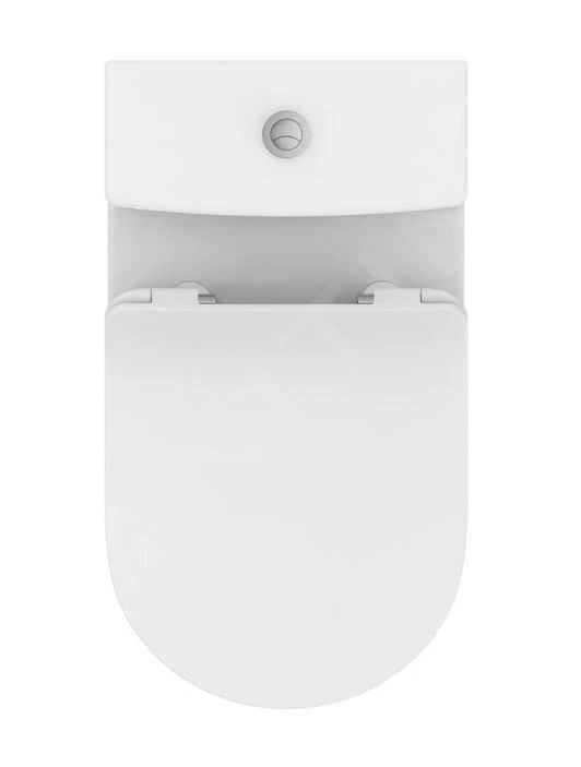 Ideal Standard Eurovit - Duobloktoilet Met Wc Zitting, Wit T443501 - Afbeelding 5