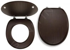 Novaservis Prestige - WC-zitting, Gefineerd Hout WC/WENGE