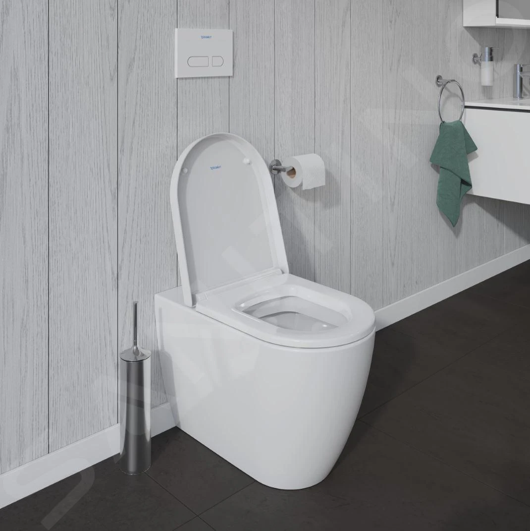 Duravit ME By Starck - Staande Toiletpot, Alpine Wit 2169090000 - Afbeelding 7