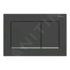 Geberit Omega30 - Bedieningsplaat, Mat Zwart/glanzend Chroom 115.080.14.1