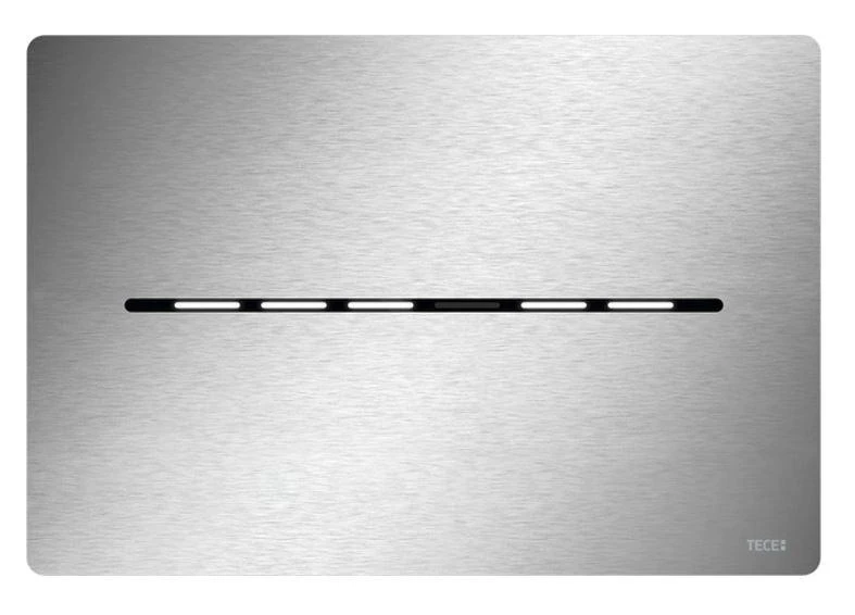 Tece TECEsolid Electronic - Elektronische Bedieningsplaat, Beschermlaag Tegen Vingerafdrukken, Batterijvoeding, Geborsteld Roestvrij Staal 9240464