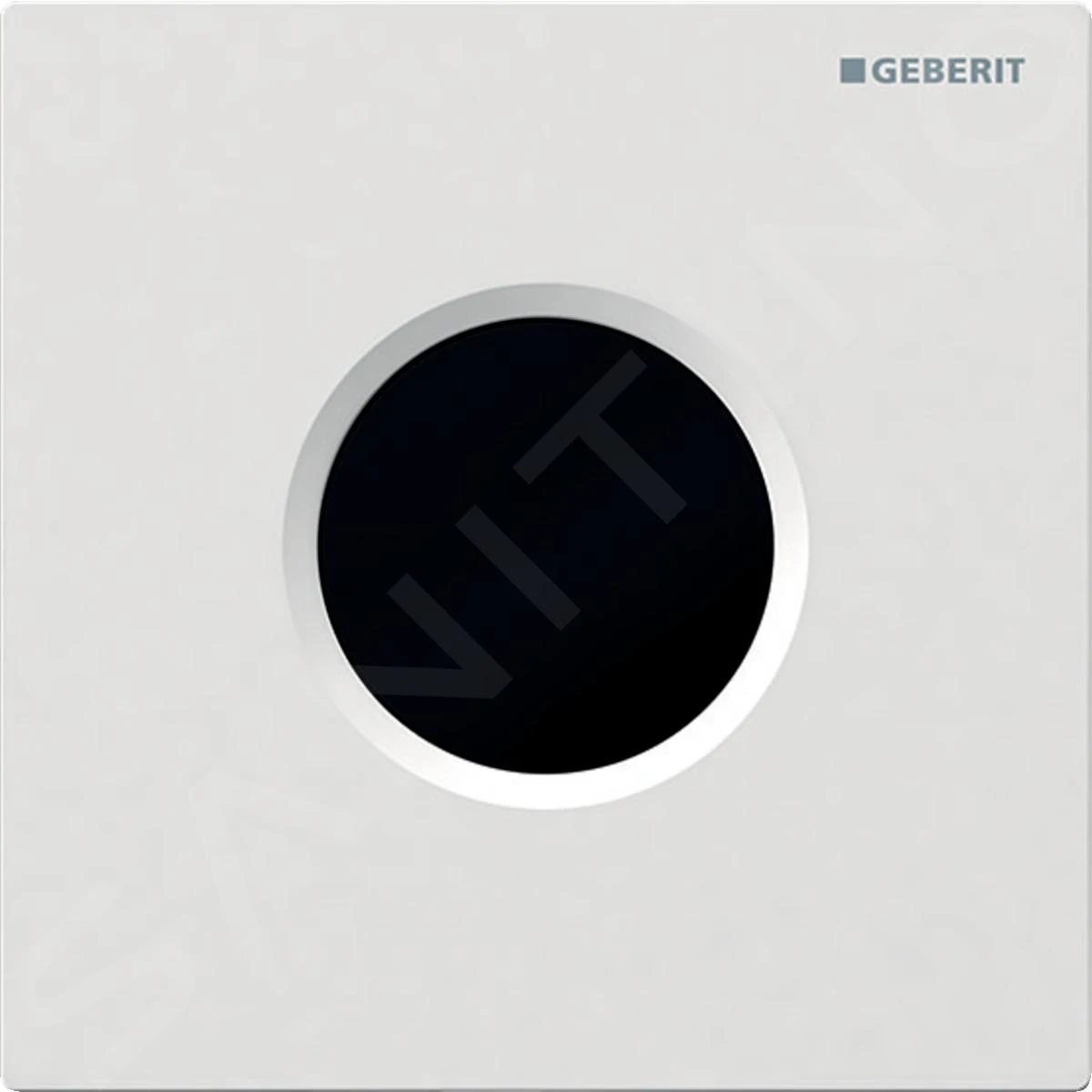 Geberit Spoelsystemen - Wc-besturing Met Elektronische Spoelactivering, Bedieningsplaat Type 01, Netvoeding, Alpine Wit 116.021.11.5