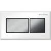 Geberit Spoelsystemen - Afstandsbediening Pneumatisch, Voor Sigma Inbouwreservoir 8 Cm, Wit/geborsteld Chroom 116.053.KT.1