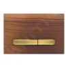 Geberit Sigma50 - Bedieningsplaat, Dual Flush Spoeling, Amerikaanse Noot/mesing 115.672.JX.2