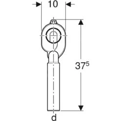 Geberit Toebehoren - Buissifon Voor Urinoir, D 50 Mm, Afvoer Verticaal, Alpine Wit 152.951.11.1 -Geberit Shop f5bbcd5474f8be29b50f88d0