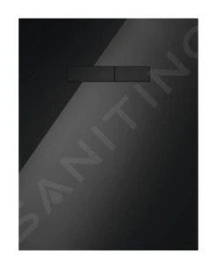 Tece TECElux - Bovenste Bedieningsglasplaat Met Handmatige Bediening, Zwart Glas/zwart 9650005