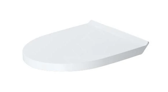 Duravit DuraStyle Basic - Staand Toilet Met SoftClose Wc Bril, Afval Aan De Achterkant, Rimless, Alpine Wit 41840900A1 - Afbeelding 3