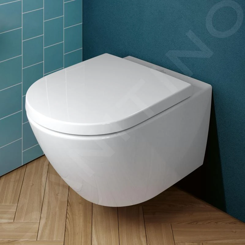 Villeroy & Boch Subway 3.0 - Hangend Toilet Met Wc-bril SoftClosing, TwistFlush, Alpine Wit 4670TS01 - Afbeelding 6