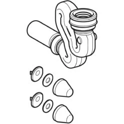 Geberit Toebehoren - Buissifon Voor Urinoir, Met Accessoires Voor Montage, D 50 Mm, Afvoer Horizontaal 152.942.11.1 -Geberit Shop fdbafdacb96050db5d7eb18b