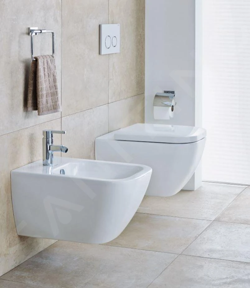 Duravit Happy D.2 - Wandtoilet, Rimless, Met HygieneGlaze, Alpine Wit 2550092000 - Afbeelding 3